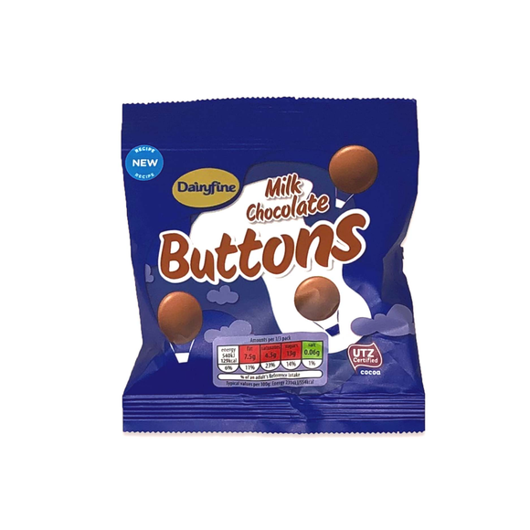 Dairyfine Milk Chocolate Buttons 70g